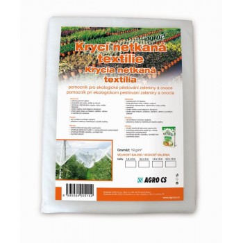 Agro krycí netkaná bílá textilie 1,6x5 m