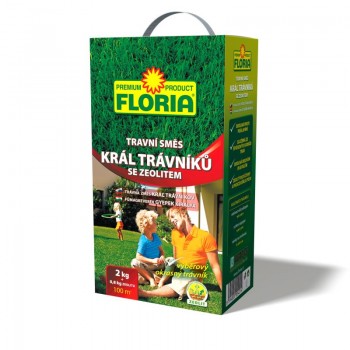 Floria travní směs král trávníků 2 kg + 800 g zeolitu