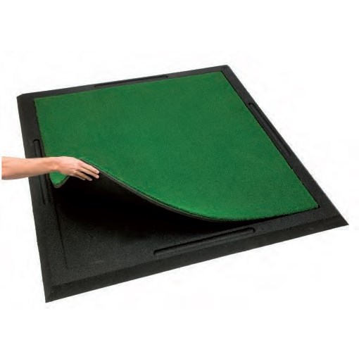 Gumový rám (170x170 cm) pod umělá odpaliště (150x150 cm)