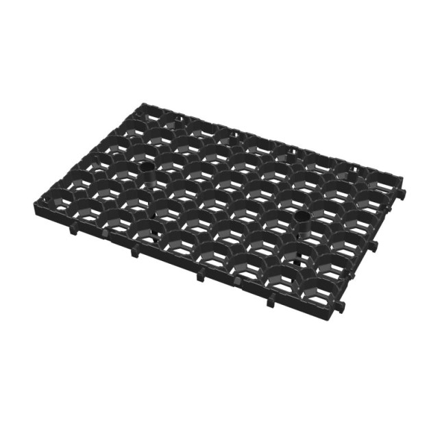 Stabilizační zatravňovací dlažba ECOBRUK STRONG IV BLACK černá