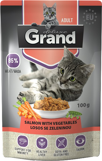 AGRO Grand deluxe Losos se zeleninou 100g