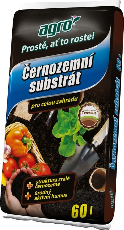 AGRO Černozemní substrát pro celou zahradu 60 l