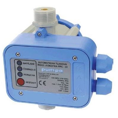 Vodotěsný tlakový a průtokový spínač PPC-22 1" - Presscontrol IP68